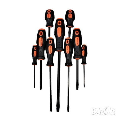 Комплект отвертки 9 броя автомобил автосервиз работилница кола джип, снимка 2 - Аксесоари и консумативи - 35880977