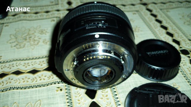 Обектив Yongnuo YN 50мм F 1:8N за NIKON , снимка 4 - Обективи и филтри - 44286656