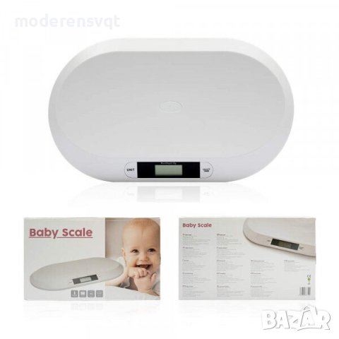 Бебешка Везна Babe Scale 20кг с LCD , Точност 10г, снимка 4 - Други - 40283292