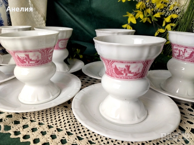 Чаши за капучино, сладолед ... Heinrich England , снимка 3 - Чаши - 52620850