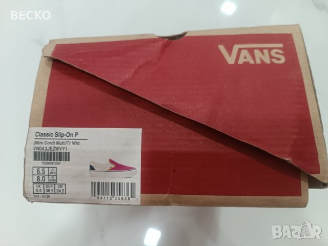 дамски кецове Vans 38,5, снимка 9 - Кецове - 41767241