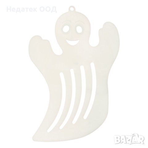 Декоративен призрак за Хелоуин, Светещ в тъмното, 21x32 см, снимка 2 - Други - 42367523