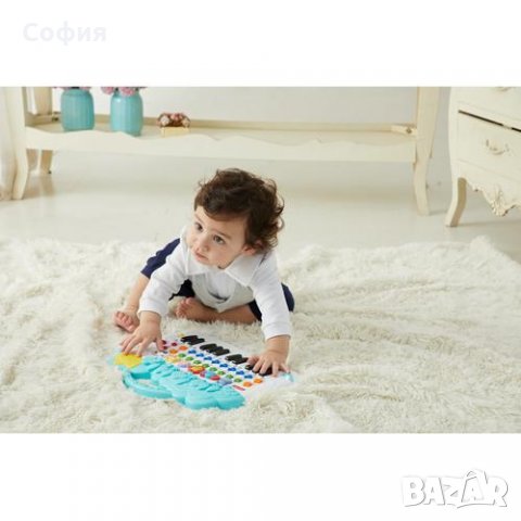 Музикално пиано Fisher-Price 22278, Син/Бял, снимка 4 - Музикални играчки - 33798701