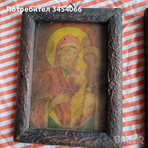 Стари домашни икони. , снимка 6 - Антикварни и старинни предмети - 50419706