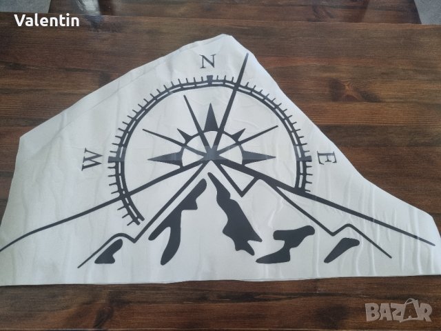 Стикер планински компас 1бр