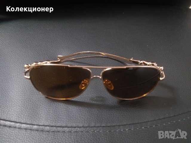 Слънчеви очила Cartier с лъвски елементи – елегантен винтидж модел