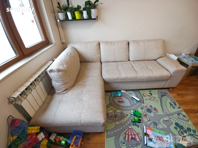 Ъглов диван с функция за спане, снимка 2 - Дивани и мека мебел - 53300702