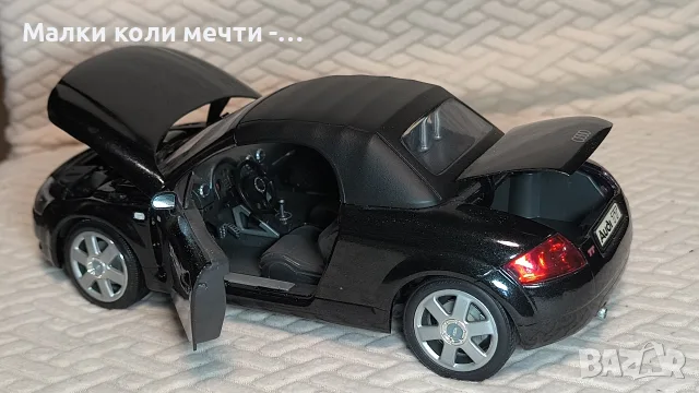 Метални колички Audi TT , мащаб 1:18, снимка 9 - Колекции - 55845901