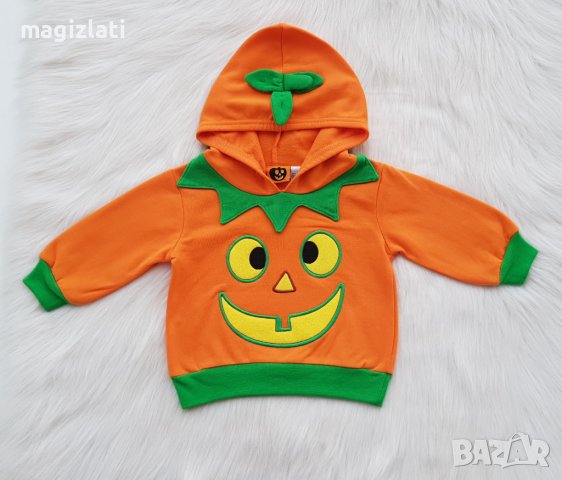 Блуза за Хелуин тиква размер 9 месеца, снимка 7 - Бебешки блузки - 42410509