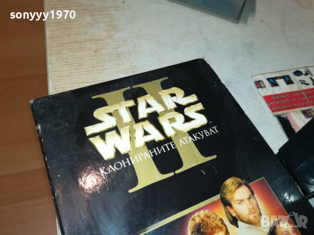 STAR WARS-КЛОНИРАНИТЕ АТАКУВАТ-ORIGINAL VHS VIDEO TAPE 3011251838, снимка 3 - Други жанрове - 52594917