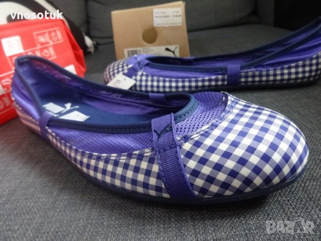 Дамски балерини PUMA ELSIE GINGHAM - №41, снимка 2 - Дамски ежедневни обувки - 41382133