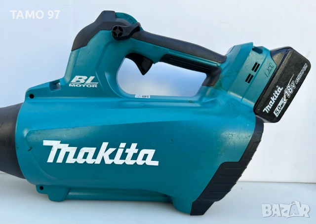 Makita DUB184 - Безчеткова акумулаторна духалка 18V 5.0Ah, снимка 3 - Други инструменти - 53702092