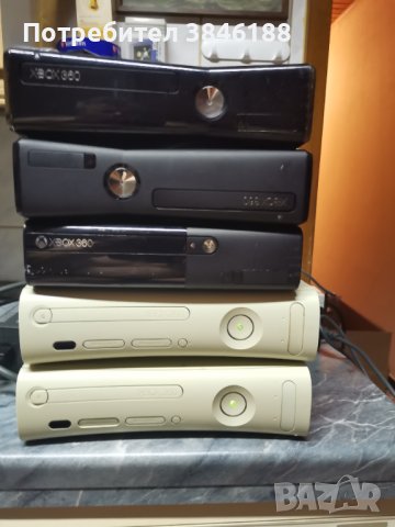 5x X Box конзоли с много аксесоари, снимка 1