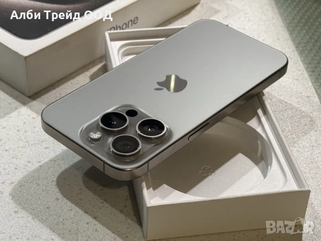 iPhone 15 Pro 128GB Natural Titanium – Като НОВ, 95% Батерия., снимка 6 - Apple iPhone - 53719322