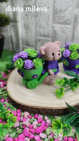 Сладки малки мечета в лилаво и зелено!!, снимка 5 - Декорация за дома - 52082800