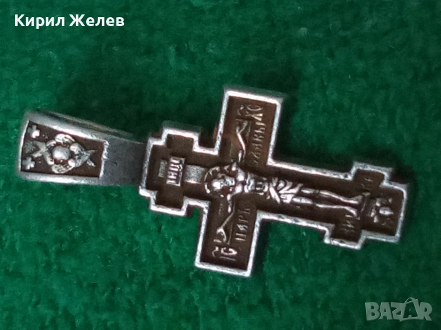 Стар сребърен кръст 43811, снимка 9 - Колиета, медальони, синджири - 52360824