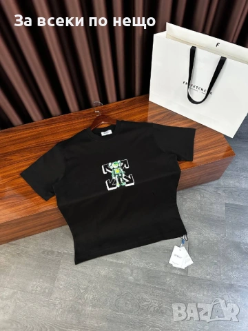 Off-White Мъжка Тениска👕Мъжка Блуза С Къс Ръкав - Различни Цветове Код Mens P.126, снимка 3 - Тениски - 53822092