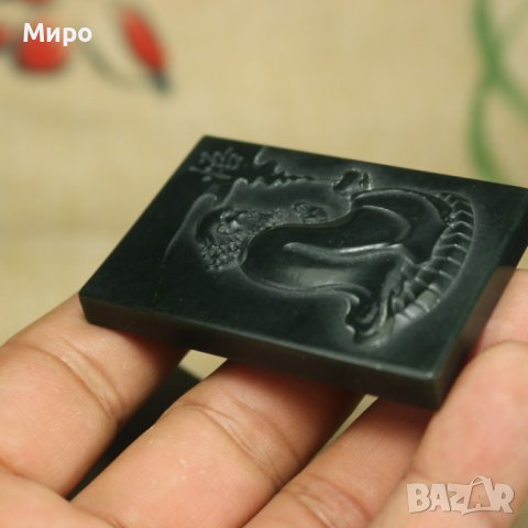 ЕСТЕСТВЕН НЕФРИТ МЕДАЛЬОН С ИЗОБРАЖЕНИЕ НА БУДА ВИСУЛКА НАКИТ , снимка 10 - Колиета, медальони, синджири - 40630623