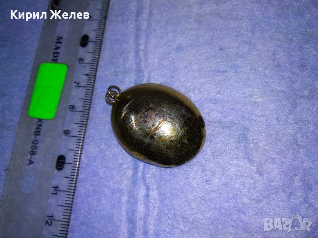 ЗЛАТИСТА МАСИВНА БРОНЗОВА с ЕМАЙЛ и ИСКРЯЩИ ФАСЕТИРАНИ КРИСТАЛИ АРТ ВИСУЛКА МЕДАЛЬОН с ГУЩЕРЧЕ 37006, снимка 11 - Колиета, медальони, синджири - 40684980