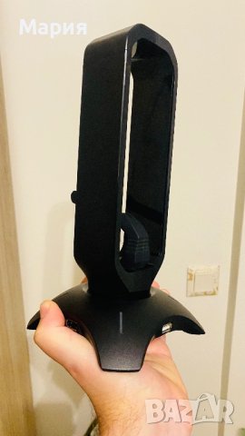 Mouse bungee/бънджи за мишка Canyon - водач за кабел на мишка със стойка за слушалки, снимка 4 - Клавиатури и мишки - 44343616