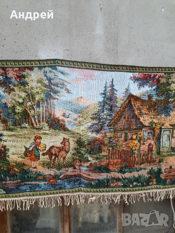 Старинен ковьор,покривка за стена #73, снимка 4 - Антикварни и старинни предмети - 41957921