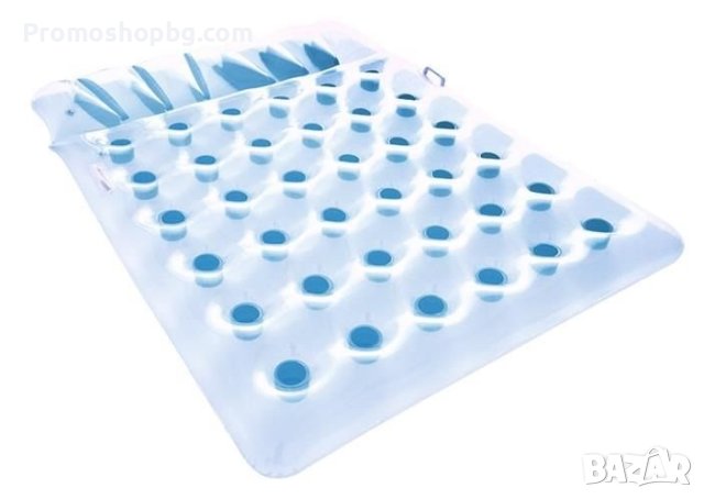 Двоен плажен матрак 193х142 см BESTWAY, надуваем дюшек, плажно легло за двама, снимка 3 - Басейни и аксесоари - 41344502