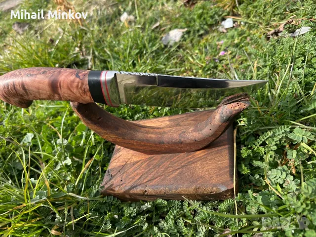 Продавам ръчно изработен ловен нож, снимка 9 - Ножове - 49342475