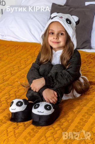 Детска пухкава пижама, Костюми тип onesie и kigurumi ПАНДА, снимка 4 - Детски пижами - 38375322