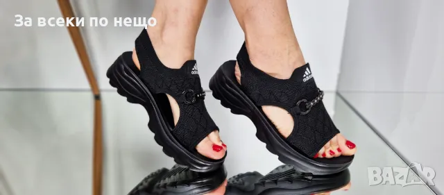 Adidas Дамски Сандали С Метален Акцент Адидас - Налични Различни Цветове Код P575, снимка 3 - Сандали - 50425645