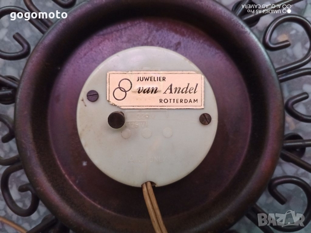 Limited Editions, рядък холандски Стар винтидж античен стенен часовник на 220 волта, снимка 14 - Антикварни и старинни предмети - 36077823