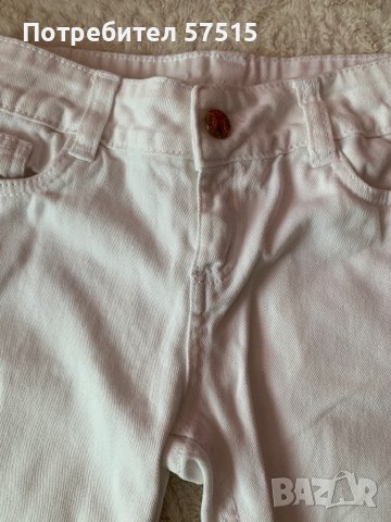 Denim& Co бели дънки детски, снимка 2 - Детски панталони и дънки - 40710586