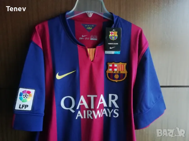 Barcelona Nike 2014/2015 нова оригинална тениска фланелка Барселона XL, снимка 5 - Тениски - 48199199