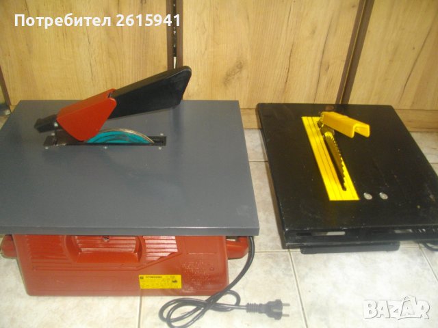 750W/ф200мм Профи Ел. Машина Рязане Плочи/Плочки Нова/ 500W-Немски Настолен Циркуляр HANNING-ф200мм