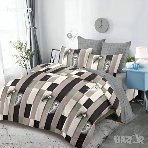 Двулицево спално бельо, 6 части - Модел WS17812, снимка 1