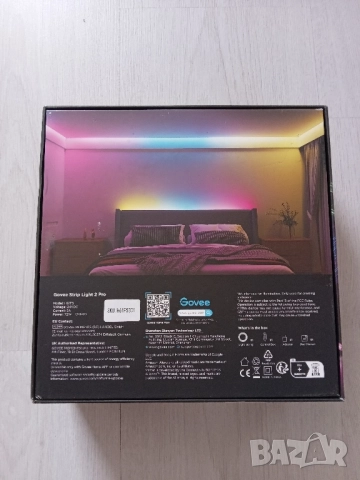Govee Strip Light 2 Pro (H61F5) – 5м премиум LED лента, с Matter поддръжка, снимка 2 - Лед осветление - 52115796