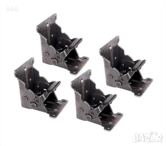 Комплект от 4 панти , стомана, 63x68x54 мм., снимка 6 - Други стоки за дома - 53711579