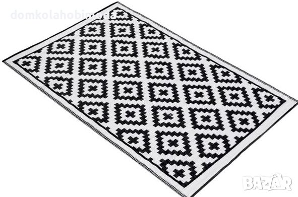 Външен килим за градина Влагоустойчив,м 180х120 см, снимка 2 - Градински мебели, декорация  - 39705364