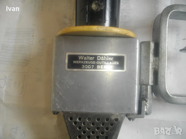 ф190мм 400W BARY ШВЕЙЦАРСКА СТАРО КАЧЕСТВО МАСИВНА ЕЛ. ЛЕПАЧКА ЗА ПЛАСТМАСОВИ ТРЪБИ ГОЛЯМ ДИАМЕТЪР, снимка 15 - Други инструменти - 50476199