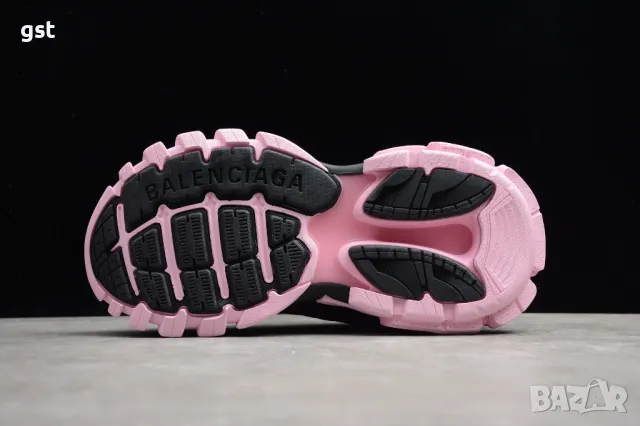 Уникални Редки Balenciaga Track 3.0 Black 🖤💜 Pink Version маратонки кецове мъжки дамски Дизайнерск, снимка 6 - Маратонки - 50387336