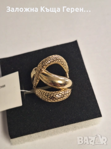Дамски златен пръстен - 2,44 гр., снимка 3 - Пръстени - 53857511