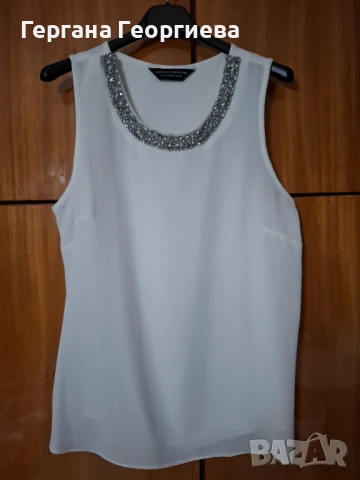 Нова дамска блуза с камъни, снимка 2 - Блузи с дълъг ръкав и пуловери - 51112142