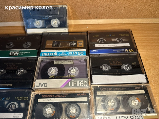 25 броя аудио касети /JVC ,TDK ,SONY,FUJI/, снимка 7 - Аудио касети - 52673304