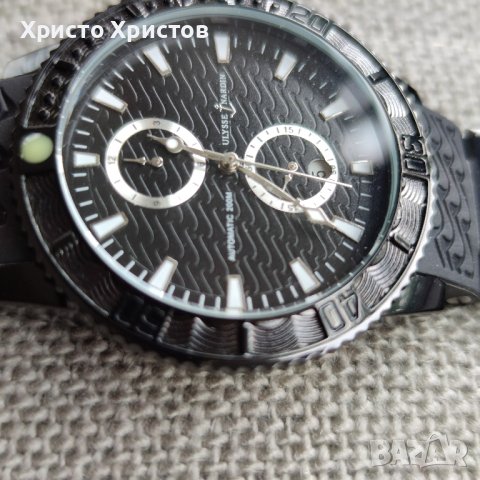 Мъжки луксозен часовник  Ulysse Nardin Marine "Black Edition", снимка 11 - Мъжки - 41483697