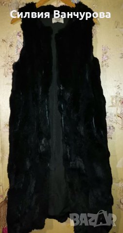 Дълъг Елек до коляното от заек 