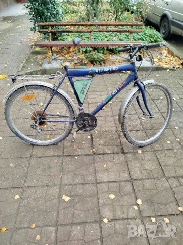 велосипед 26"- колело с багажник и калници- за ремонт или части