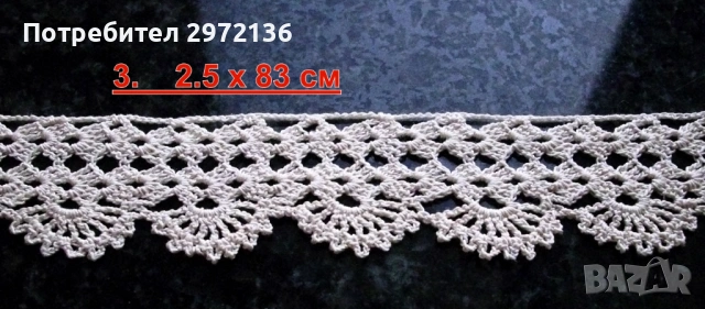 Дантела на лента, снимка 4 - Платове и дамаски - 53098013
