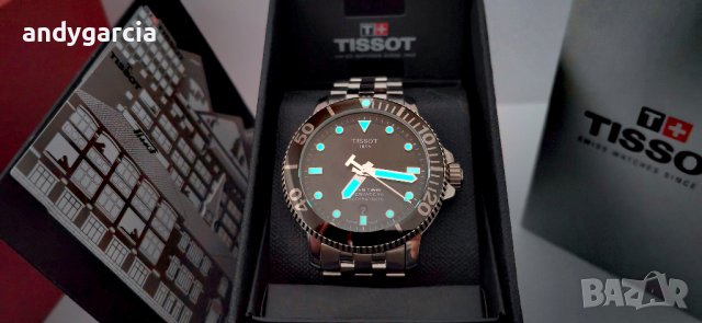  TISSOT SEASTAR POWERMATIC 80 T120.407.11.051.00 механичен часовник като нов пълен комплект , снимка 6 - Мъжки - 44494477