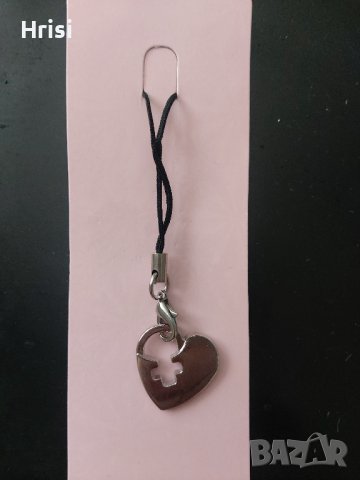Висулка- метално сърце, снимка 2 - Колиета, медальони, синджири - 41595545