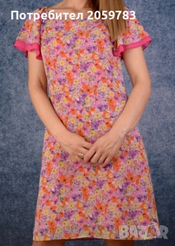 Рокля от шифон, снимка 5 - Рокли - 33182944