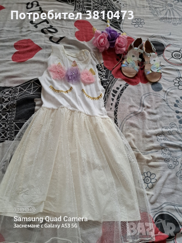 продавам рокля за 4-5 г , снимка 3 - Детски рокли и поли - 44647421